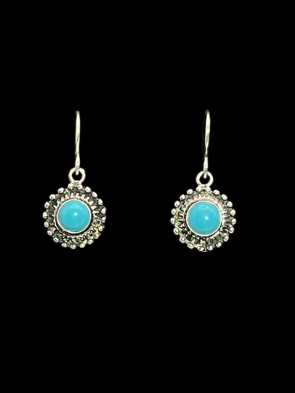 Sundance Sterling Silver Turquoise Dangle Earrings